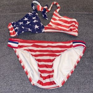 Patriotic target bikini